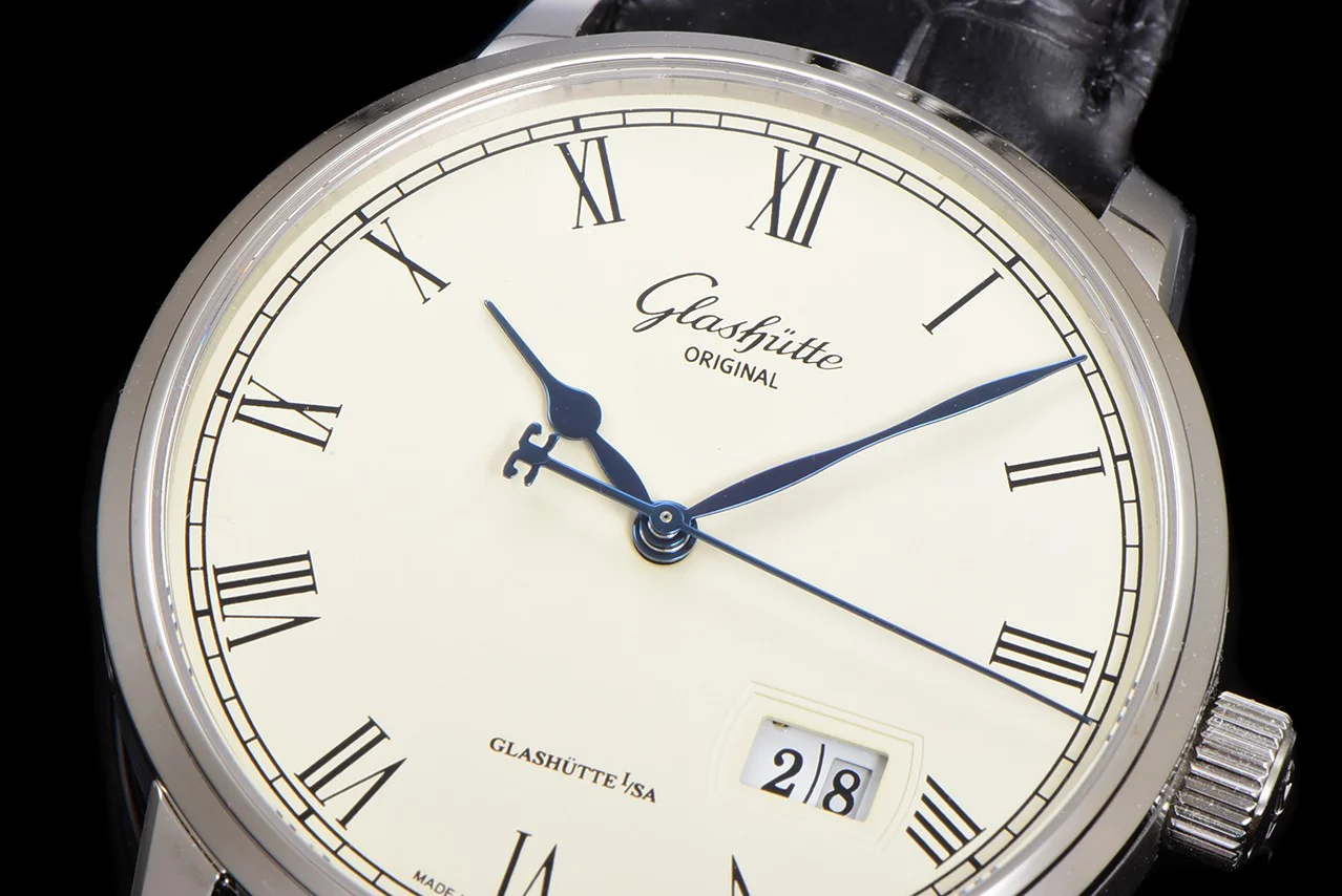 Senator White Dial in Steel