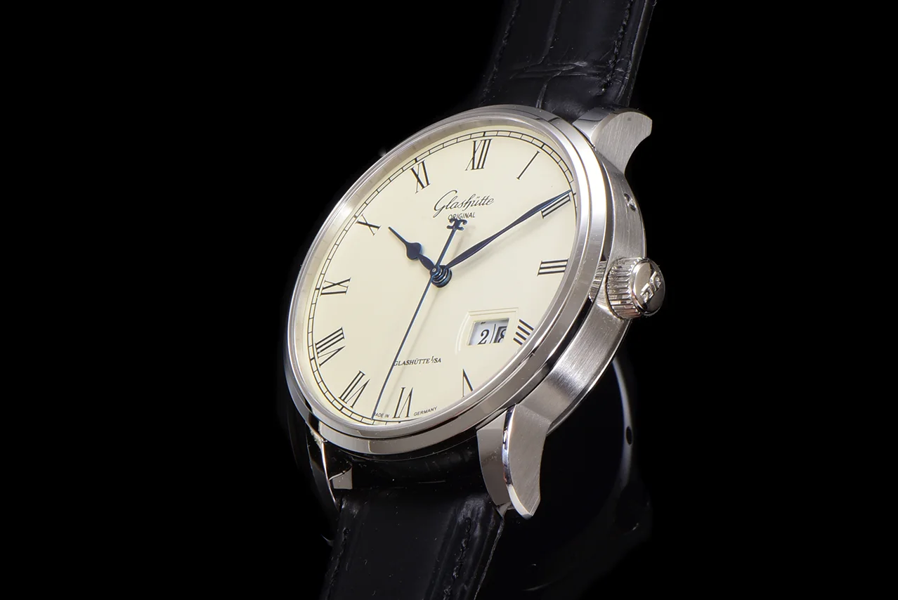 Senator White Dial in Steel