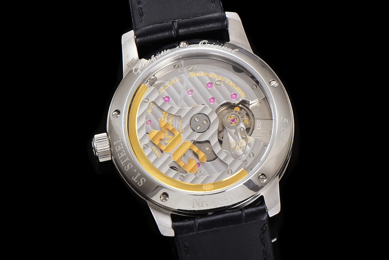 Senator White Dial in Steel