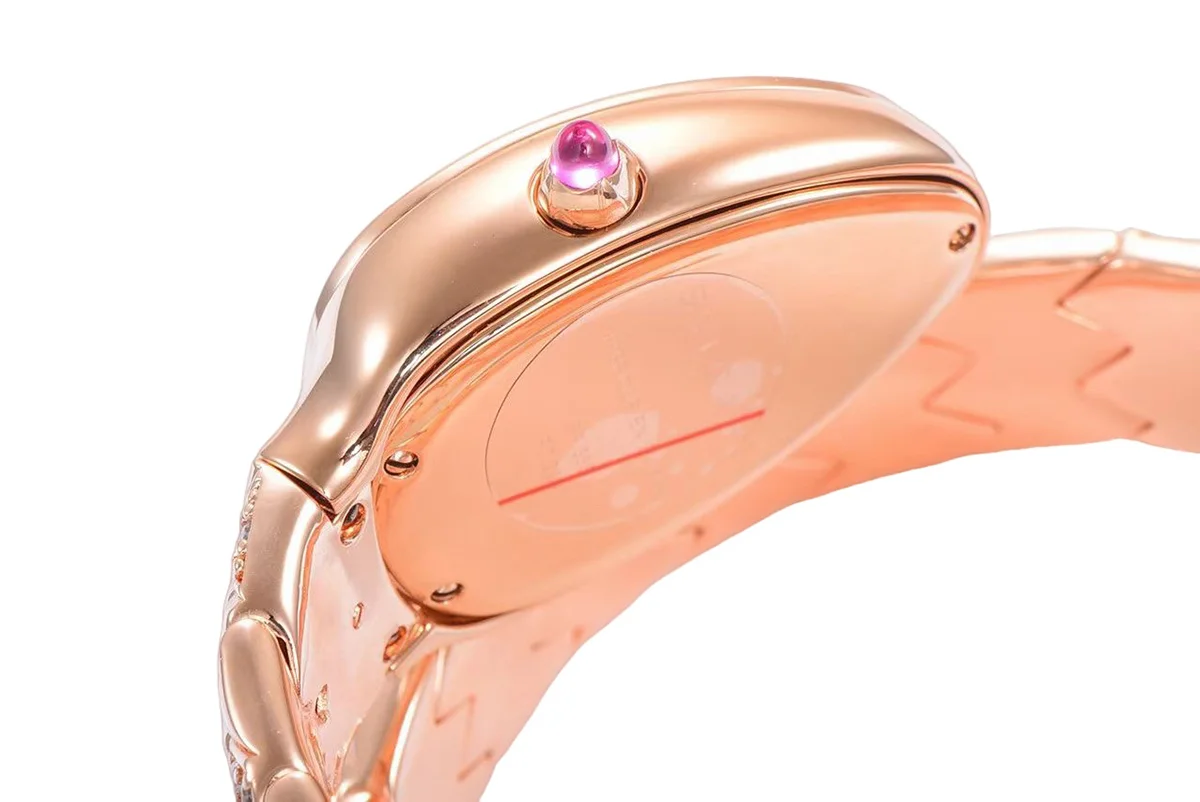 Serpenti Seduttori Watch Black Dial in Rose Gold with Diamonds