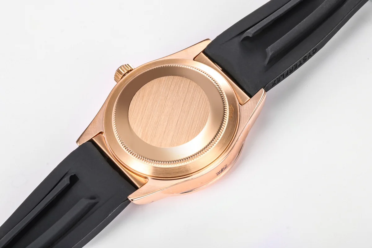 Sky-Dweller 336235 Chocolate Dial in Everose Gold on Rubber Strap