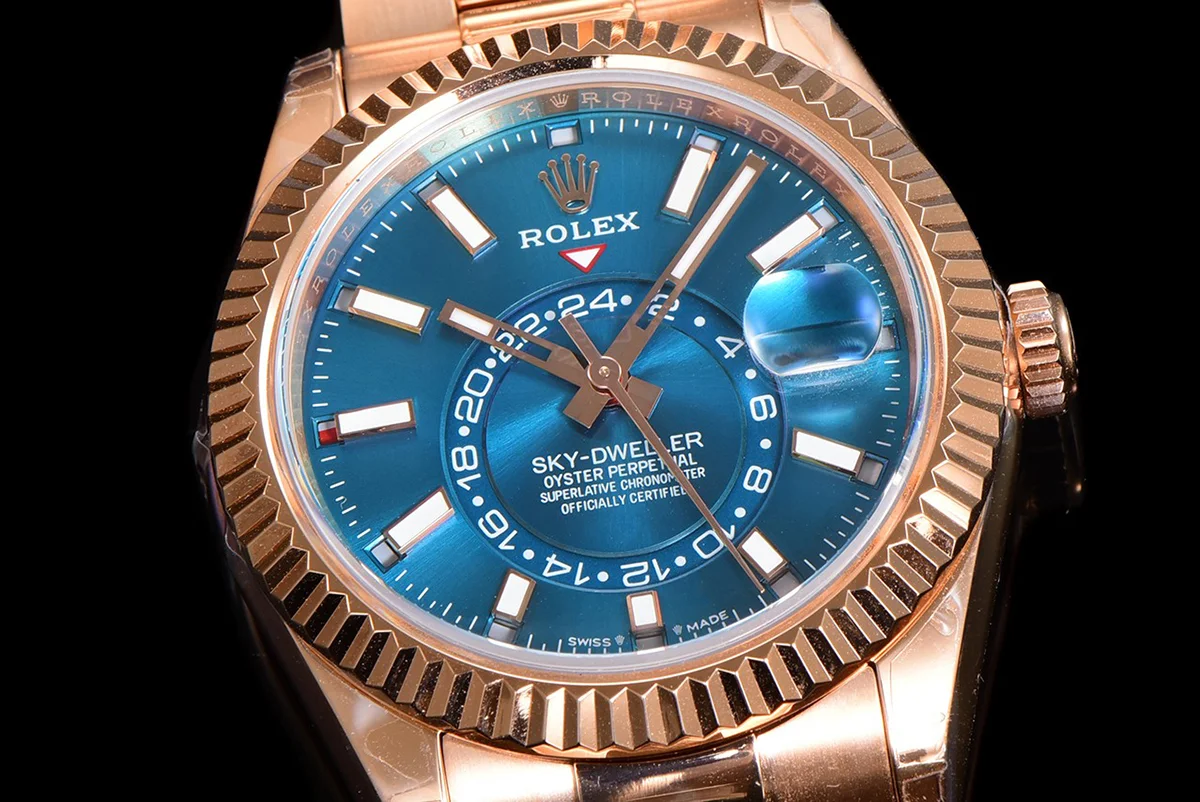 Sky-Dweller 336935 Blue-Green Dial in Everose Gold