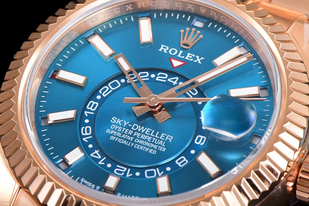 Sky-Dweller 336935 Blue-Green Dial in Everose Gold