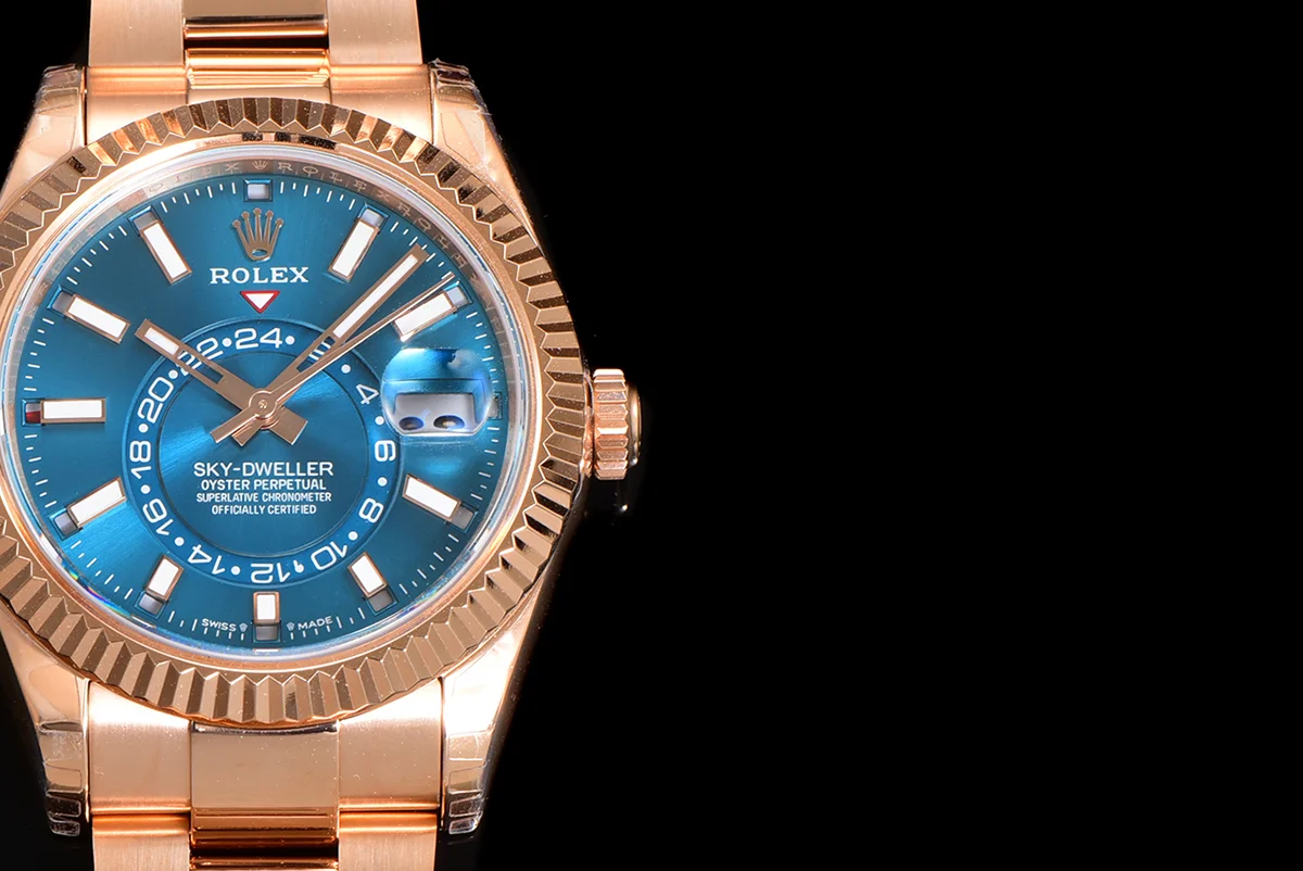Sky-Dweller 336935 Blue-Green Dial in Everose Gold
