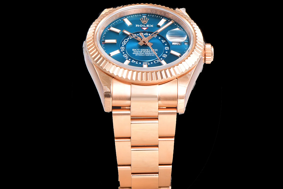 Sky-Dweller 336935 Blue-Green Dial in Everose Gold