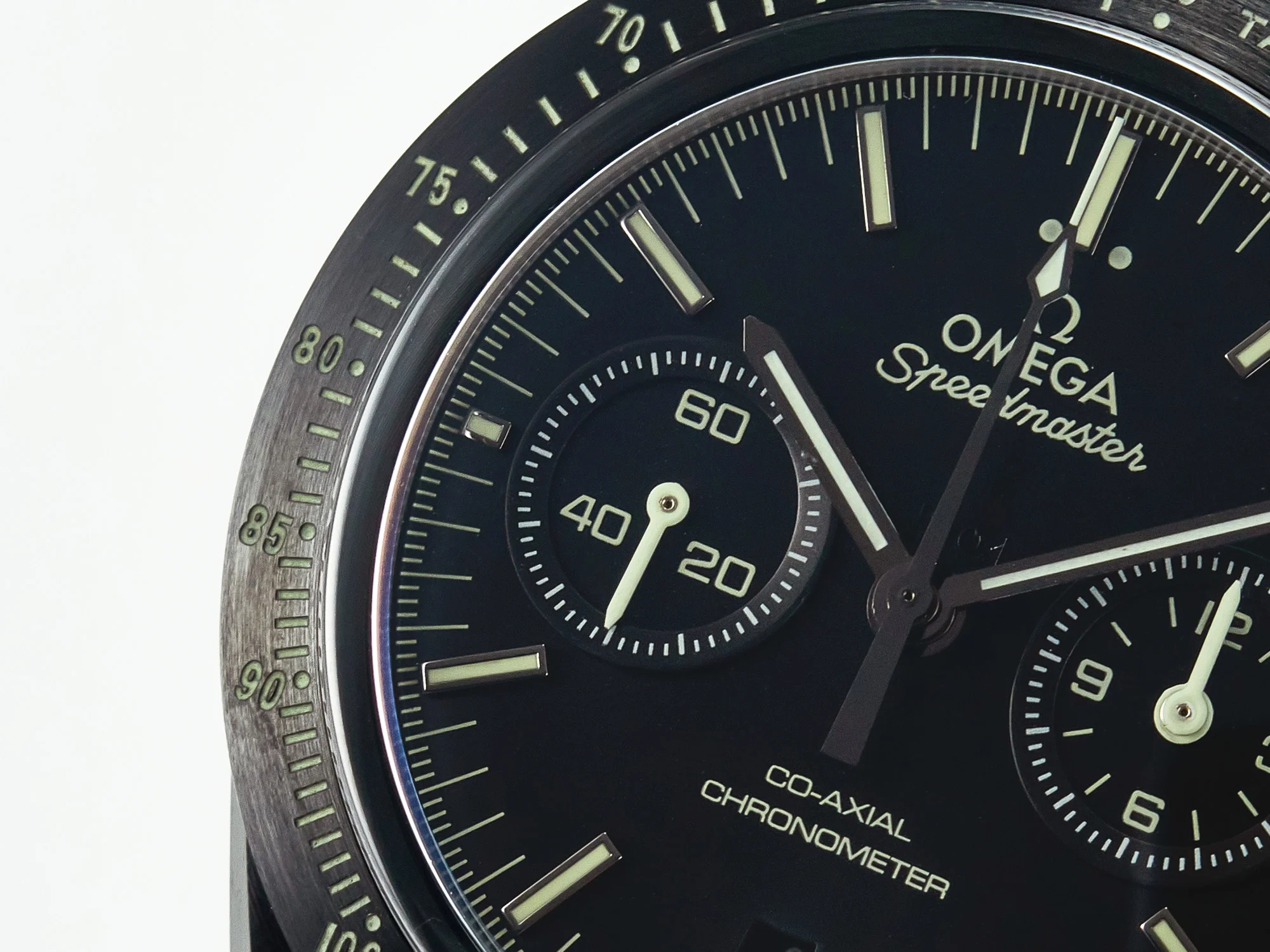Speedmaster “Dark Side of The Moon” Real Ceramic N1F 1:1 Best Edition on Leather Strap A9900