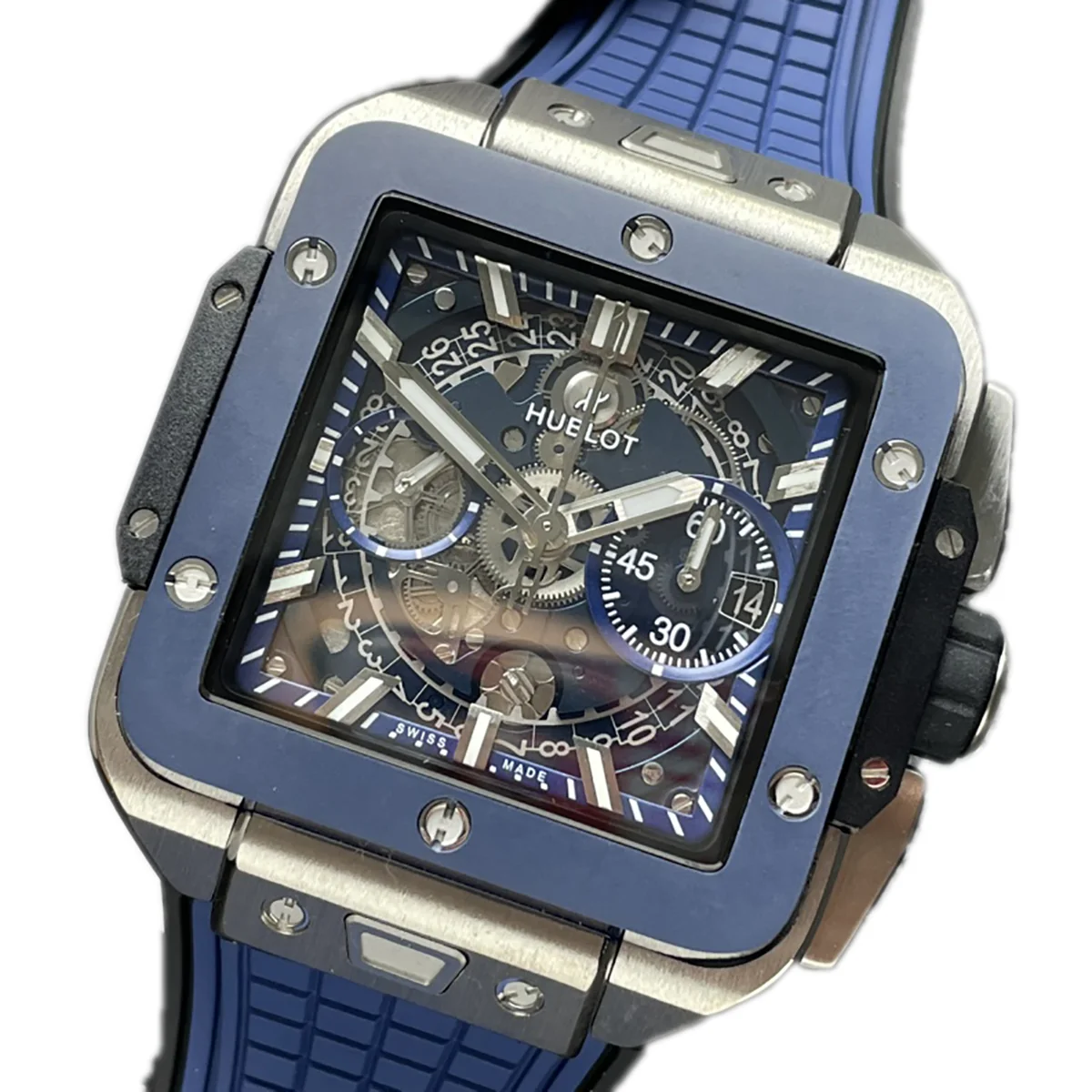 Square Bang Unico Titanium Blue Ceramic