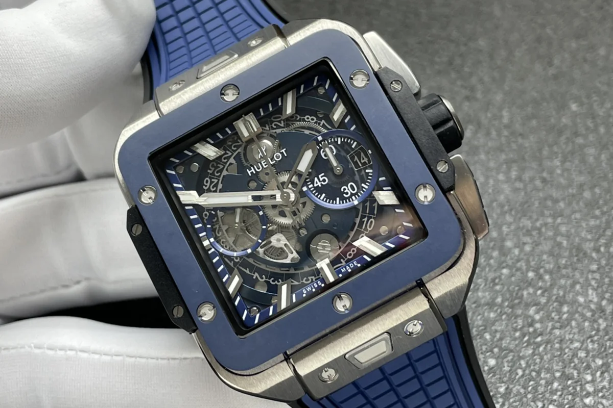Square Bang Unico Titanium Blue Ceramic