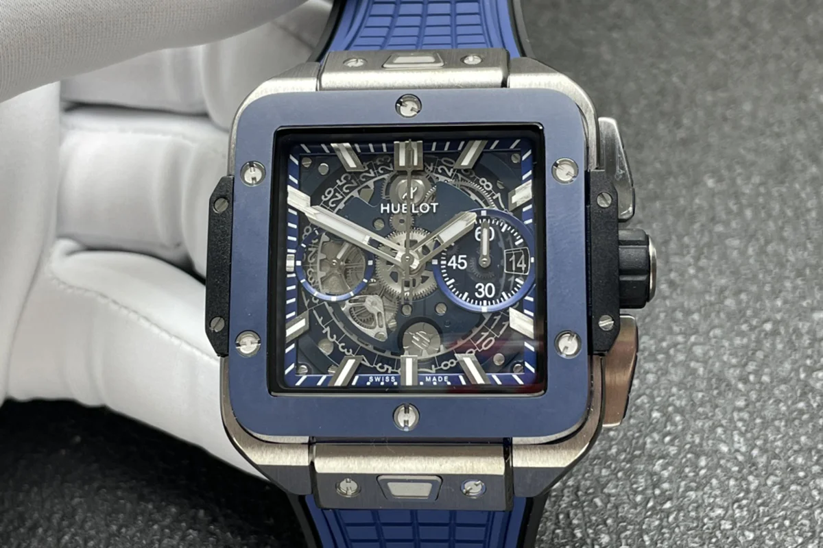 Square Bang Unico Titanium Blue Ceramic