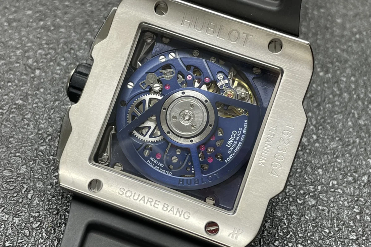 Square Bang Unico Titanium Blue Ceramic