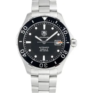 Tag Heuer Aquaracer Caliber 5 Black Dial Ref. WAN2110.BA08
