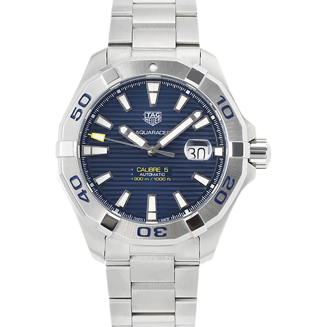 Tag Heuer Aquaracer Caliber 5 Blue Dial Ref. WAN2013.BA09