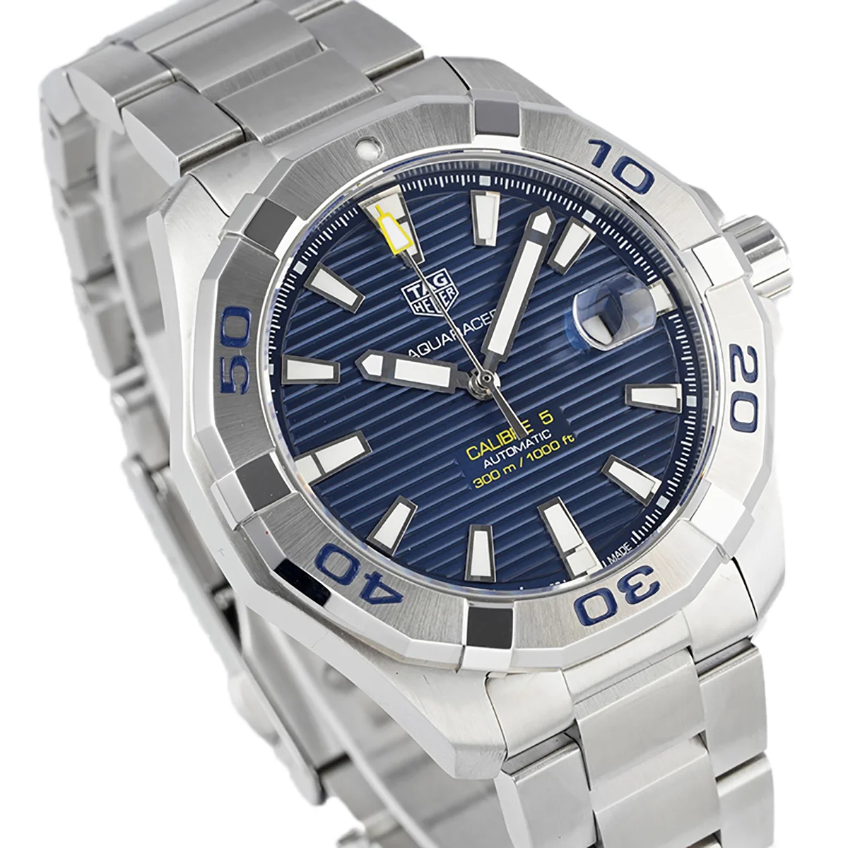 Tag Heuer Aquaracer Caliber 5 Blue Dial Ref. WAN2013.BA09