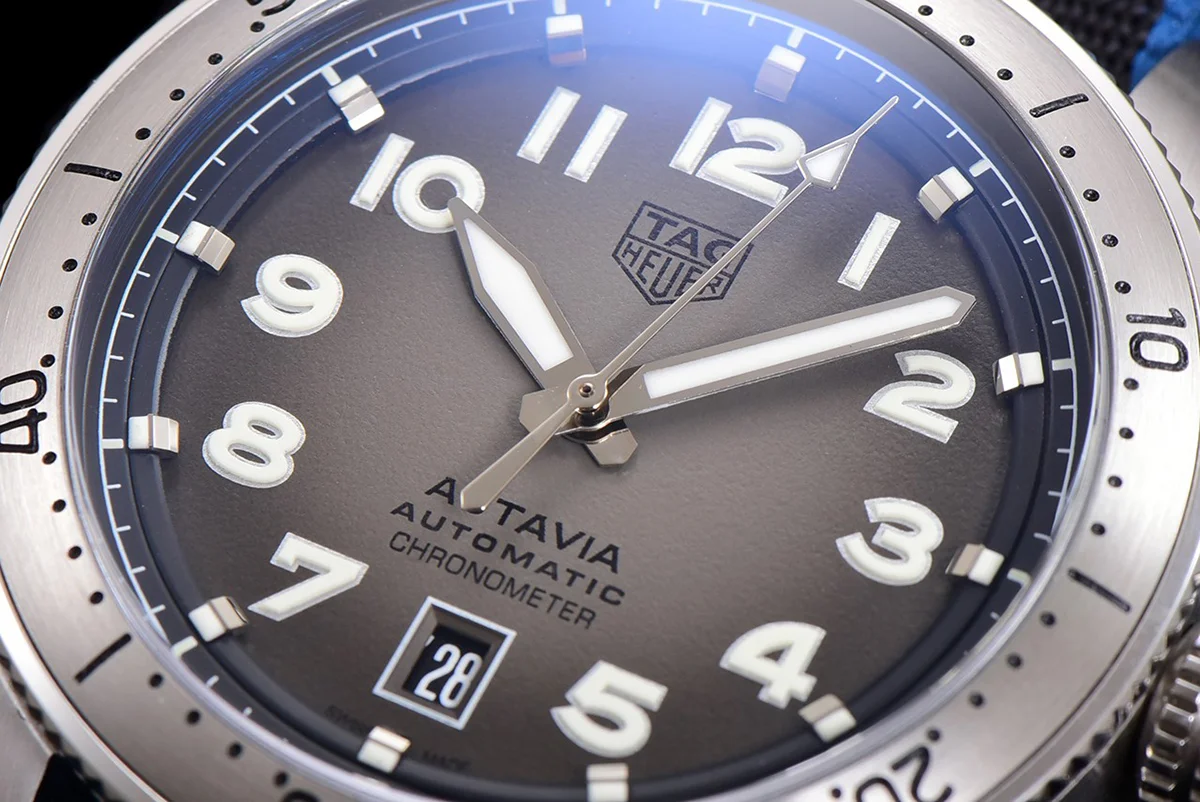 Tag Heuer Autavia Caliber 5 Grey Dial on Nylon Strap