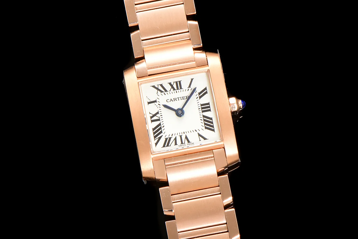 Tank Francaise Watch Small Rose Gold