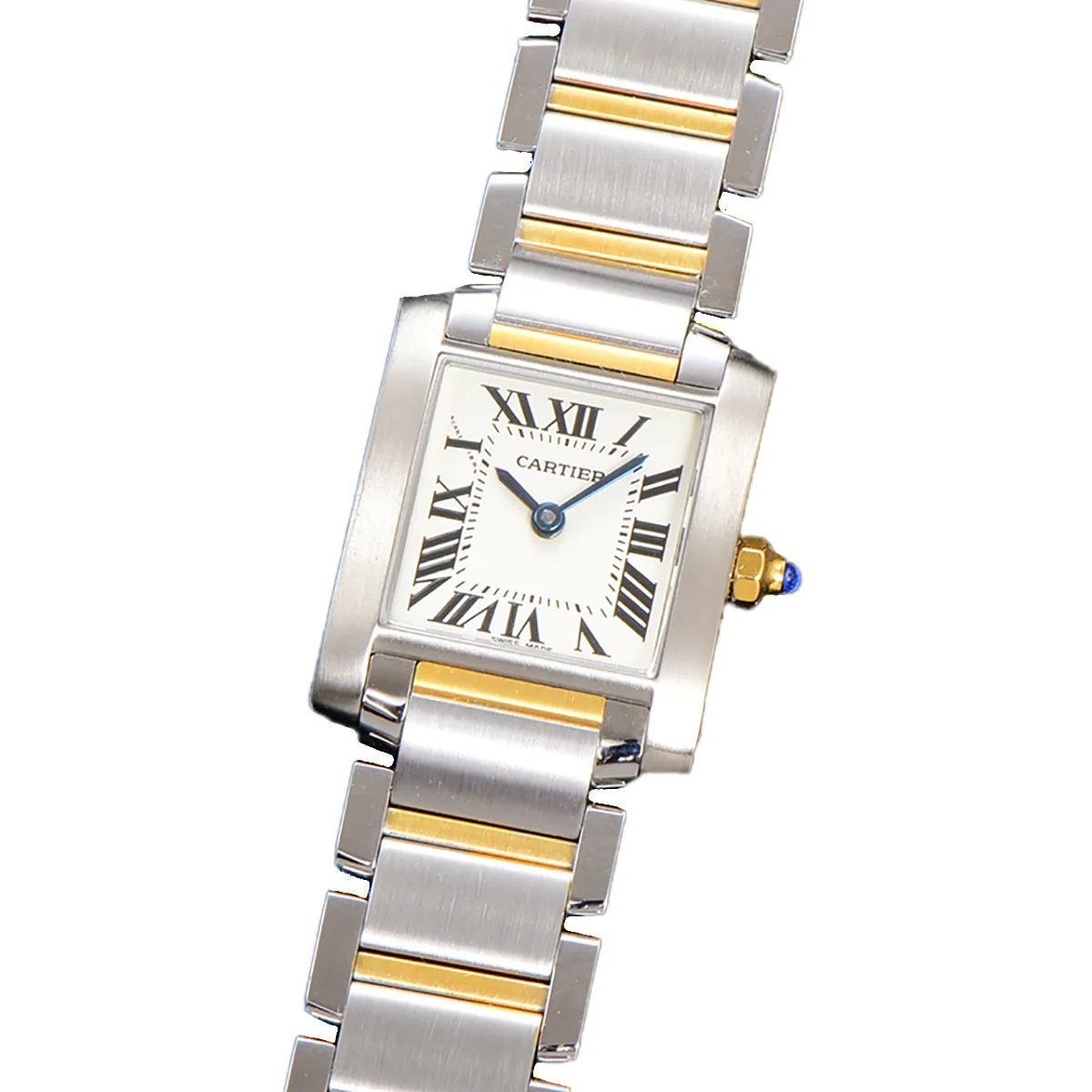 Tank Francaise Watch Small Steel/Yellow Gold