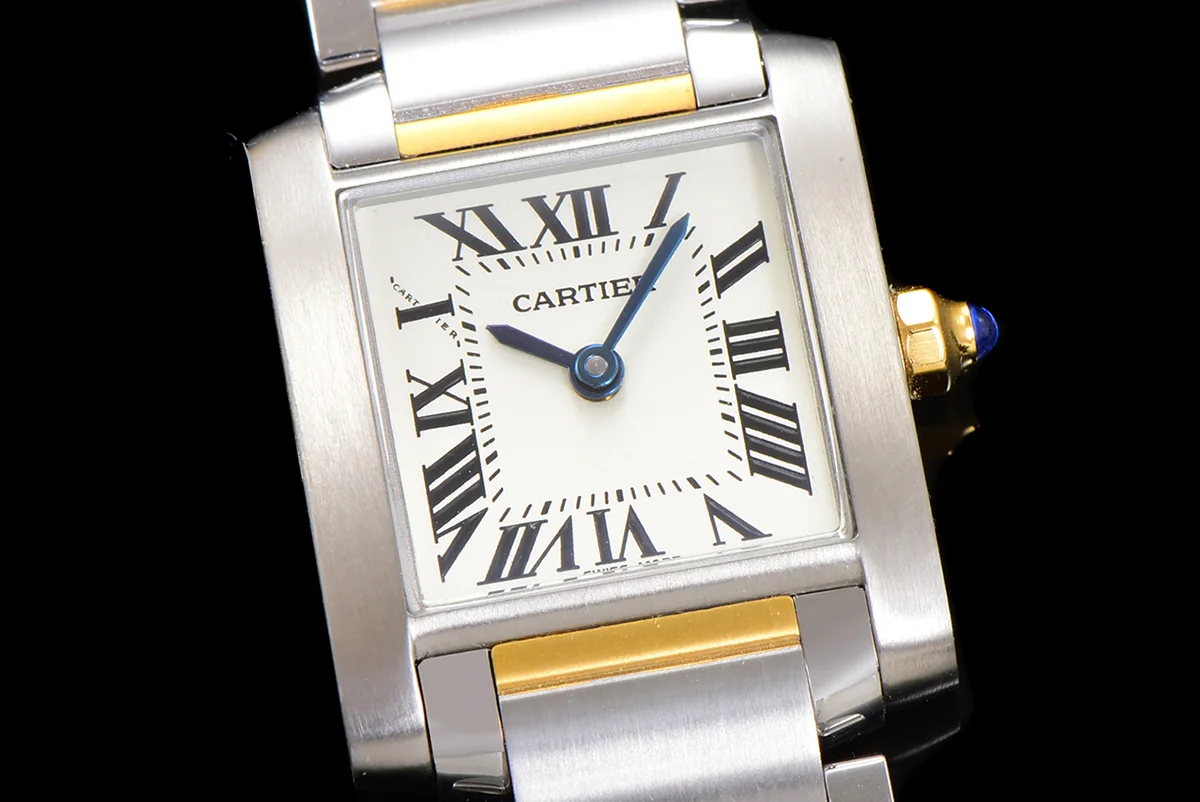 Tank Francaise Watch Small Steel/Yellow Gold