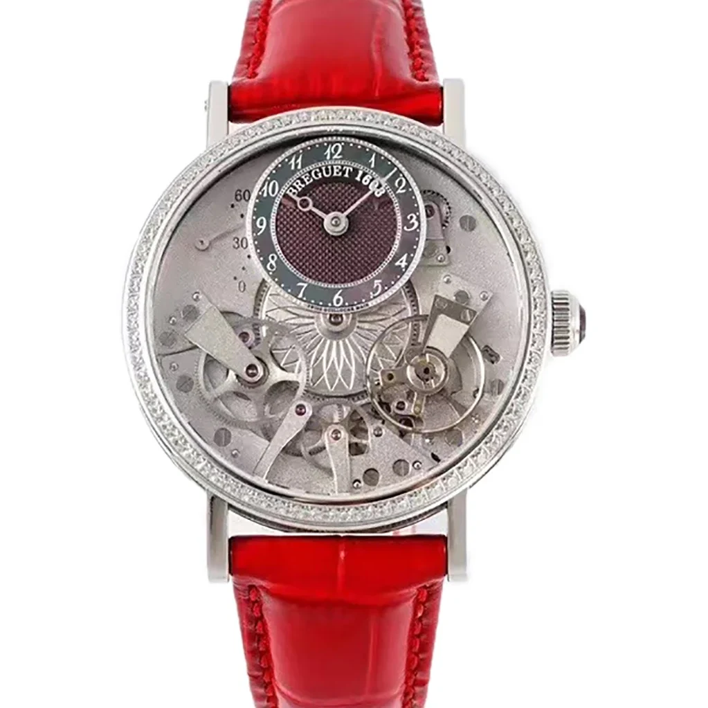 Tradition 7038BB/1T/9V6/D00D Skeleton Dial in White Gold