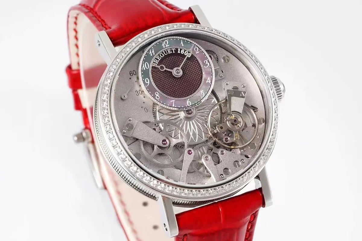 Tradition 7038BB/1T/9V6/D00D Skeleton Dial in White Gold