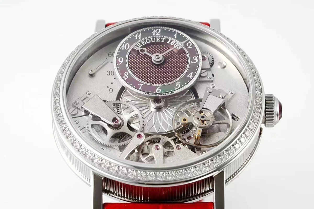 Tradition 7038BB/1T/9V6/D00D Skeleton Dial in White Gold
