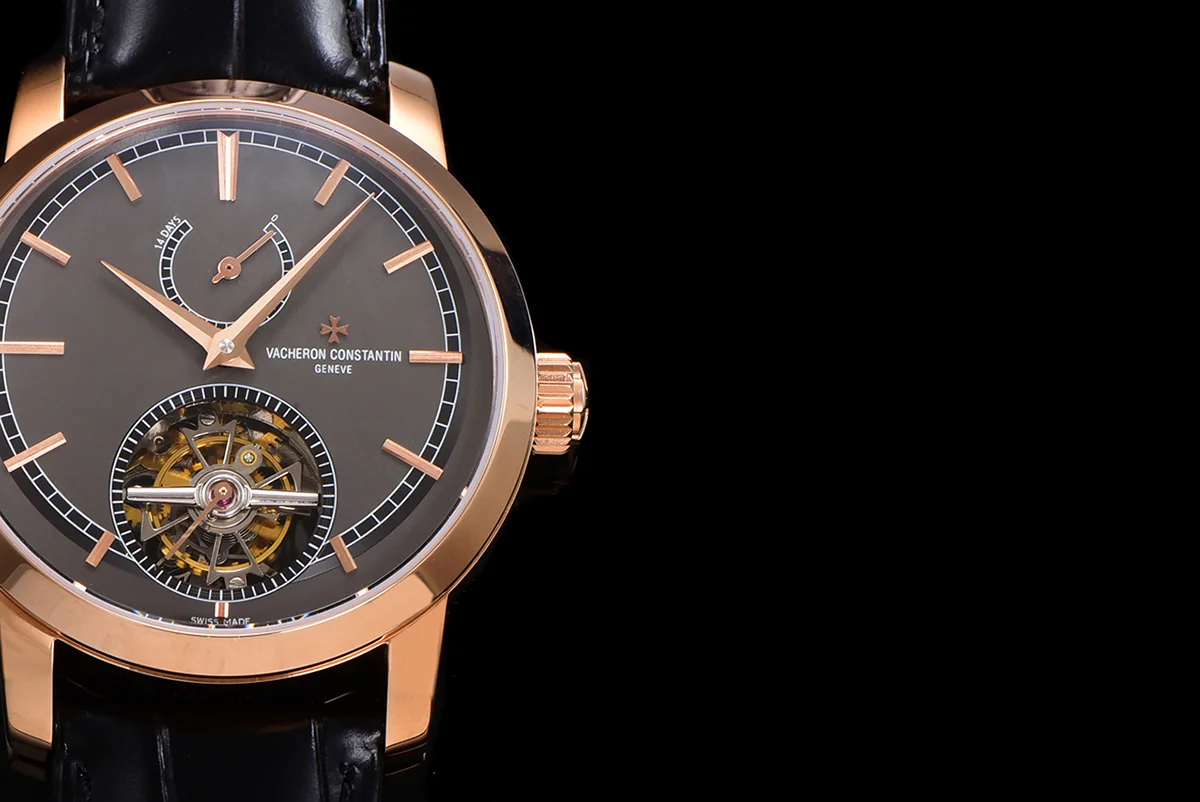 Traditionelle 14-Day Tourbillon Grey Dial in Rose Gold
