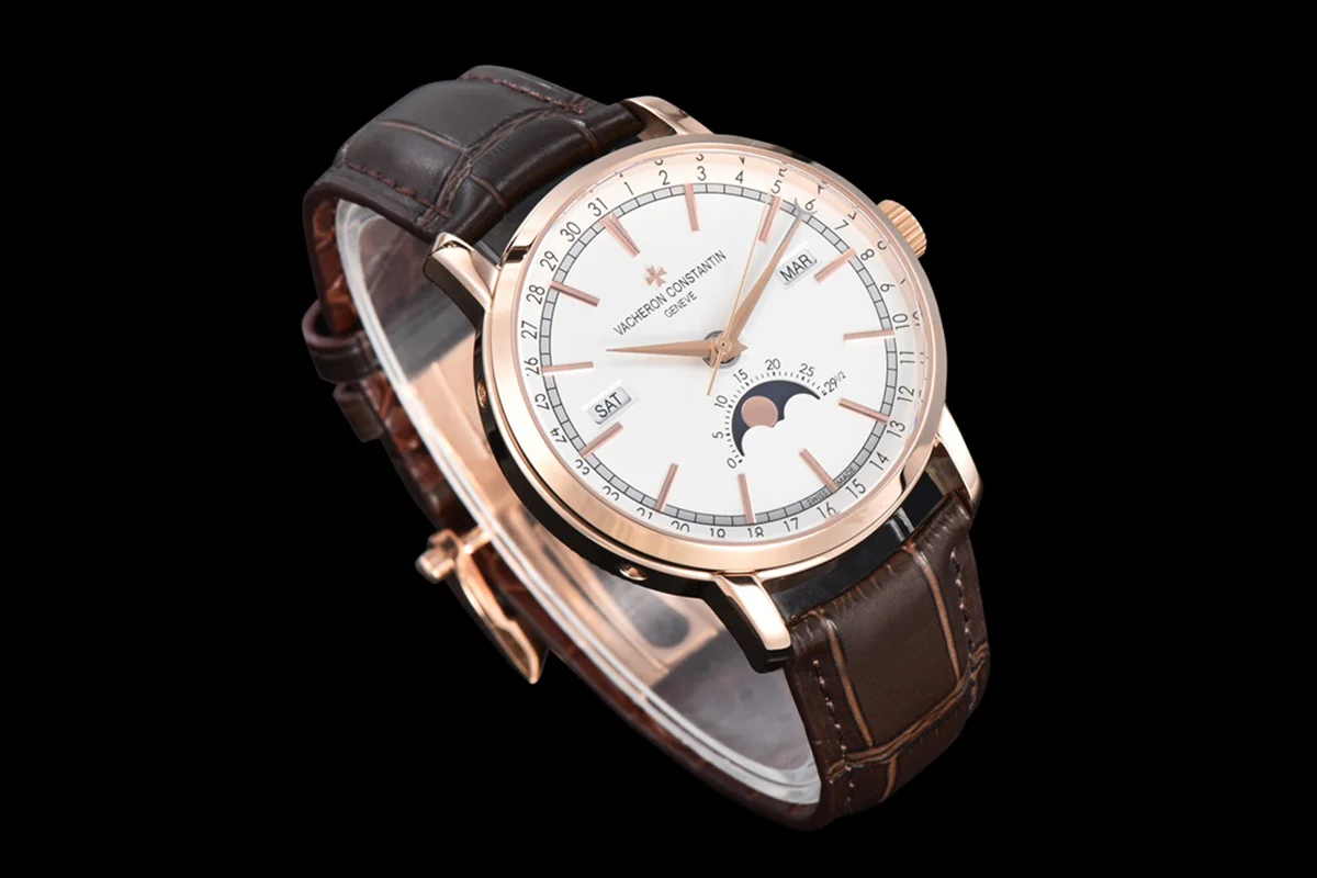 Traditionelle Complete Calendar White Dial in Pink Gold Ref. 4010T/000R-B344