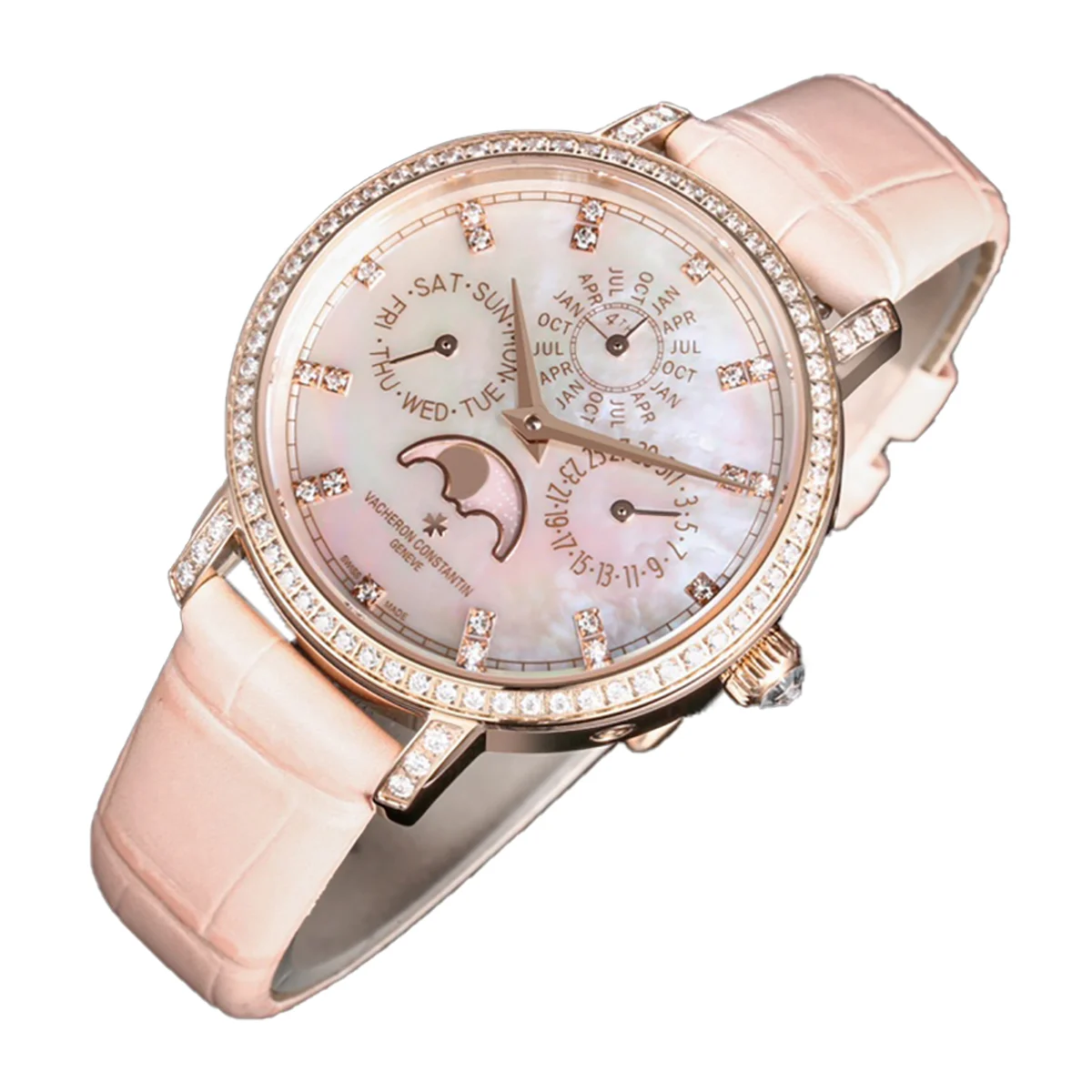Traditionelle Perpetual Calendar Ultra-Thin 4305T/000R-B947 White Dial in Pink Gold