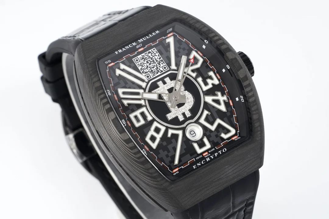 Vanguard Encrypto Black Dial in Carbon V 45 SC DT BTC