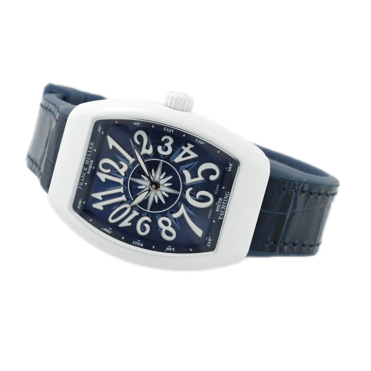 Vanguard Moonphase V32 Blue Dial in Ceramic on Blue Strap