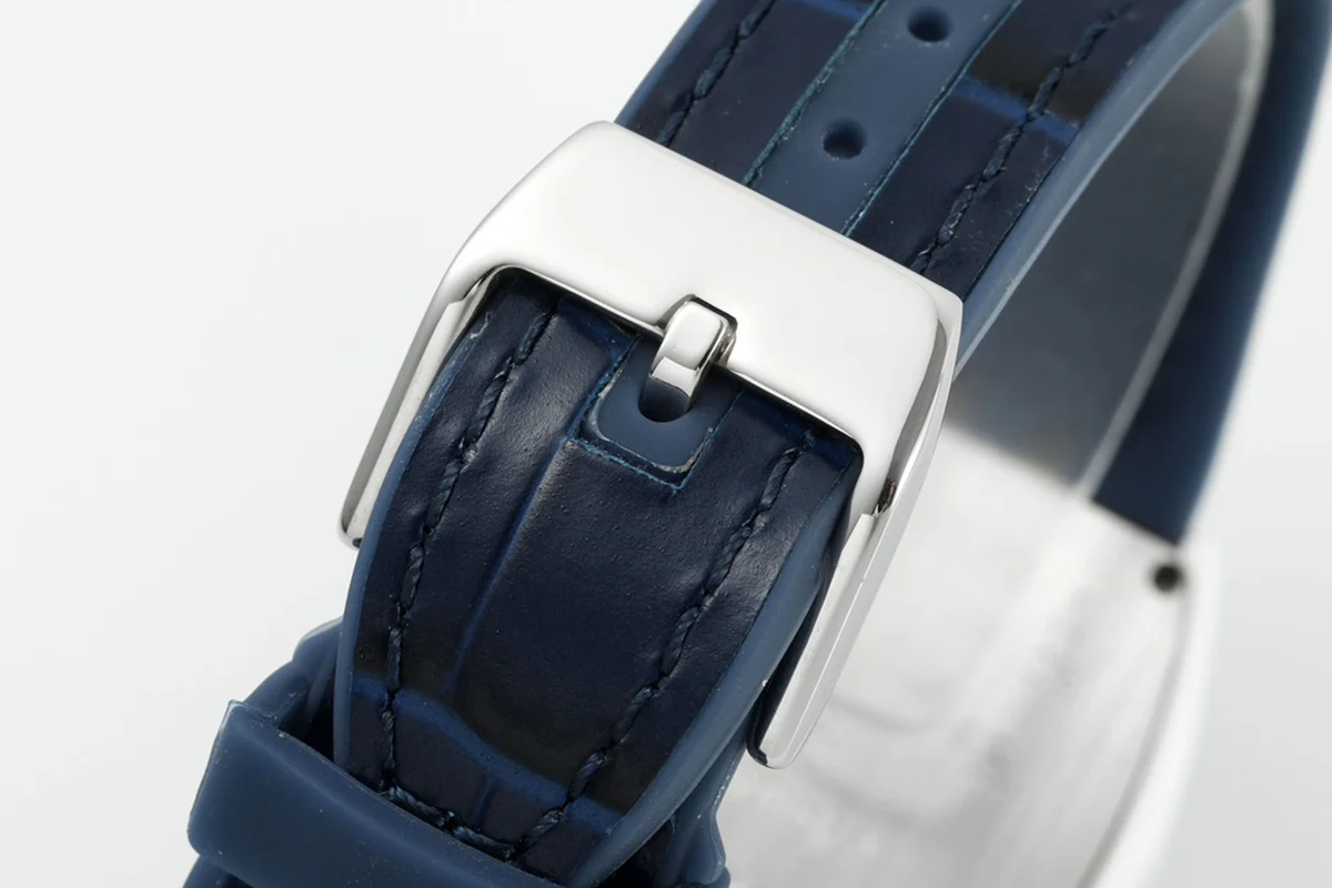 Vanguard Moonphase V32 Blue Dial in Ceramic on Blue Strap