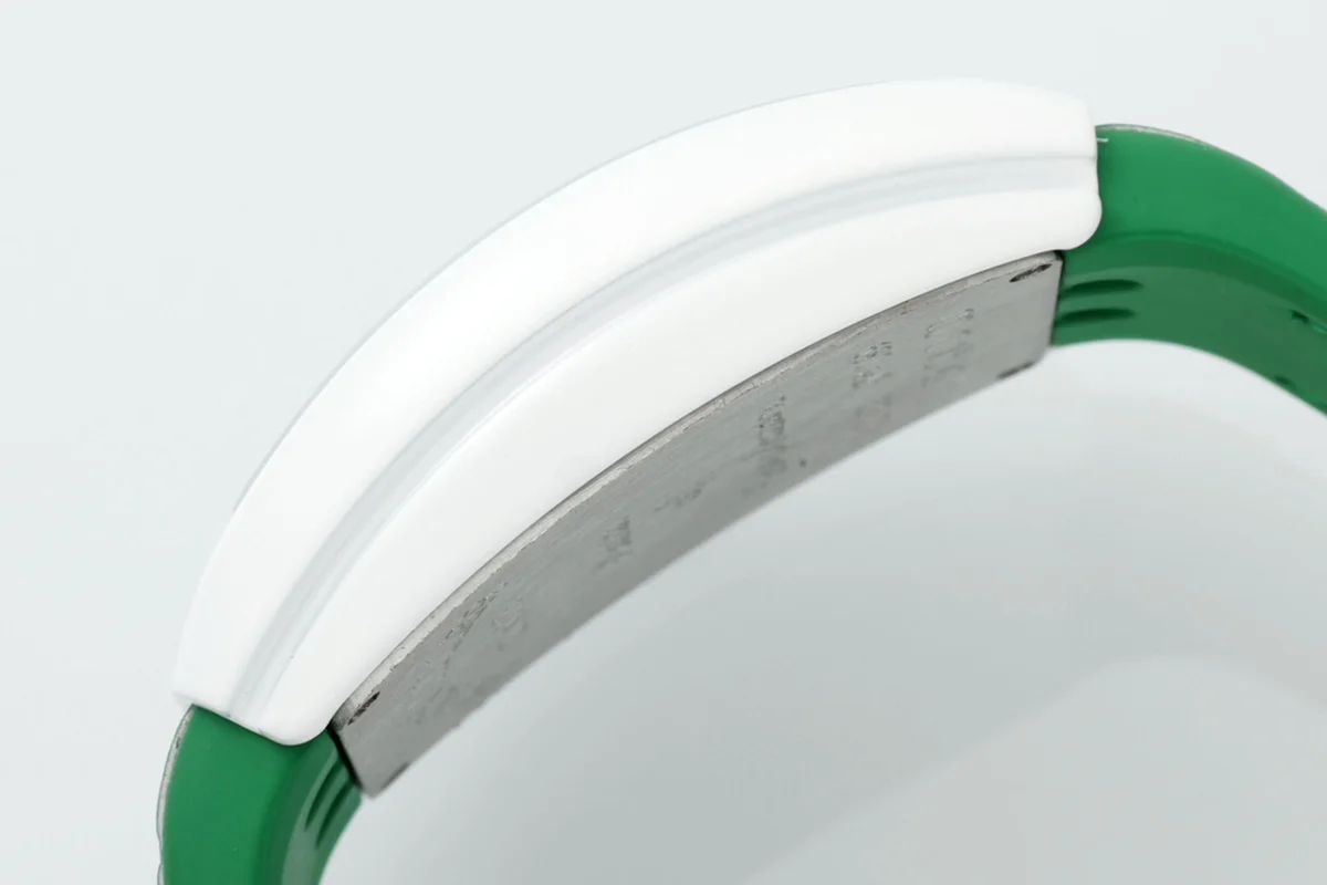 Vanguard Moonphase V32 Green Dial in Ceramic on Green Strap