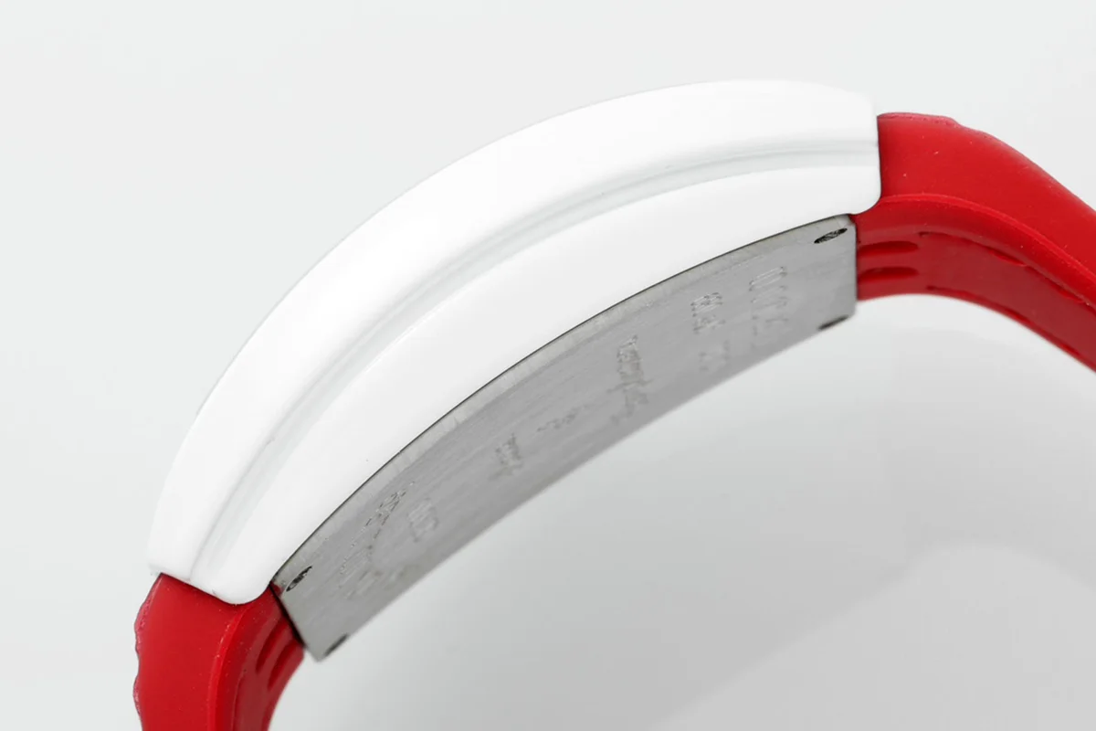 Vanguard Moonphase V32 Red Dial in Ceramic on Red Strap