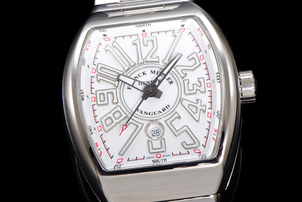 Vanguard Yachting White Dial V45 on Bracelet