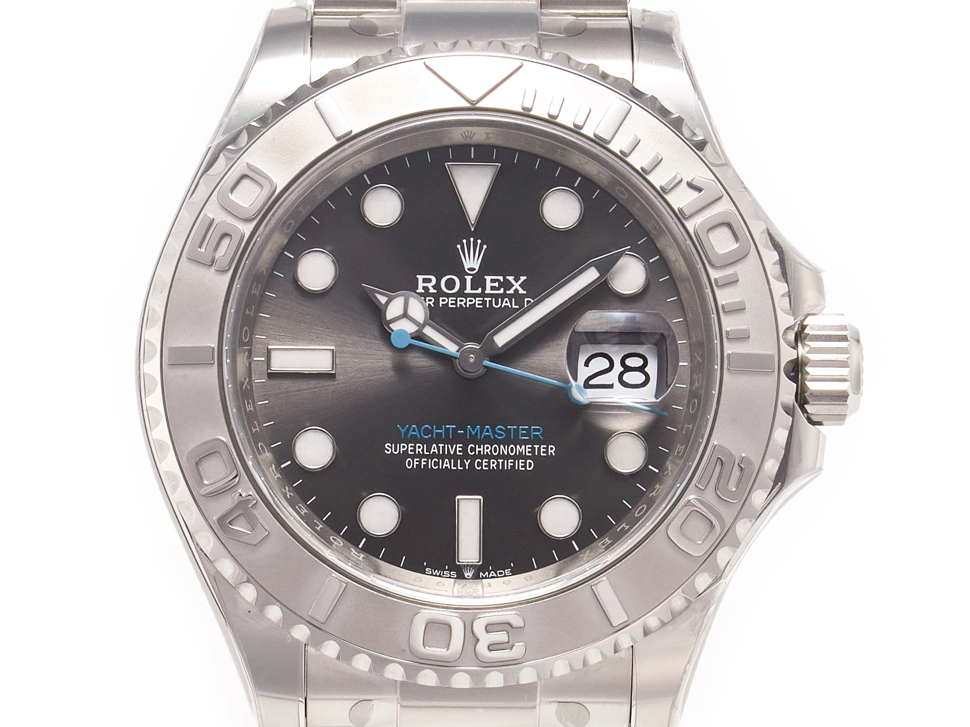 Yacht-Master 126622 Clean 1:1 Best Edition 904L Steel Gray Dial on SS Bracelet VR3235
