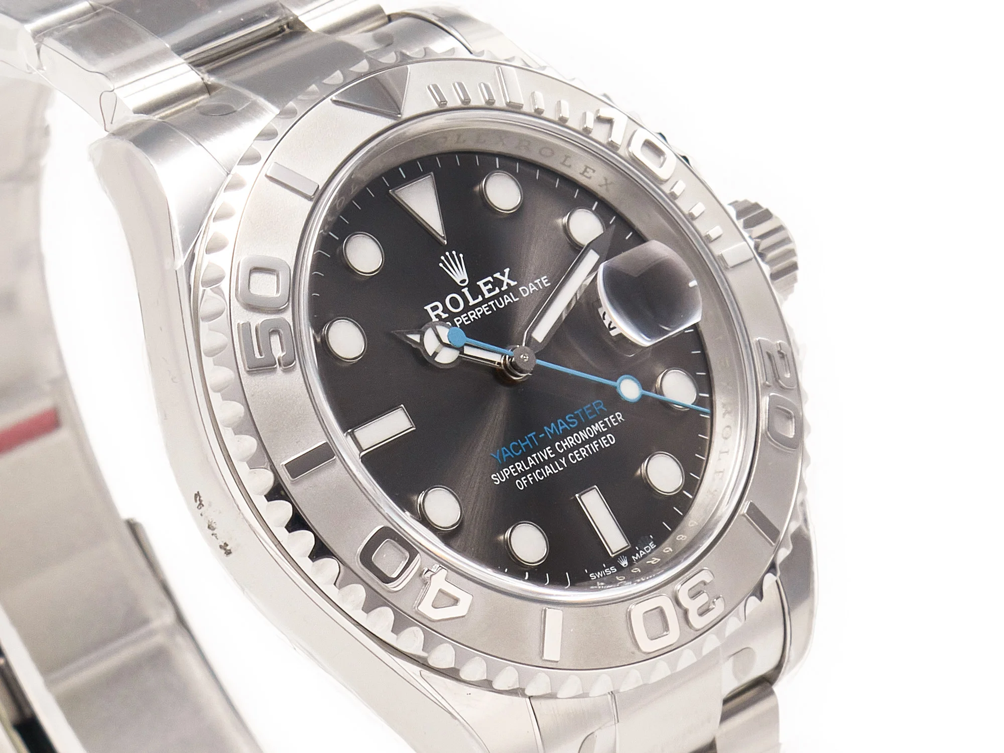 Yacht-Master 126622 Clean 1:1 Best Edition 904L Steel Gray Dial on SS Bracelet VR3235