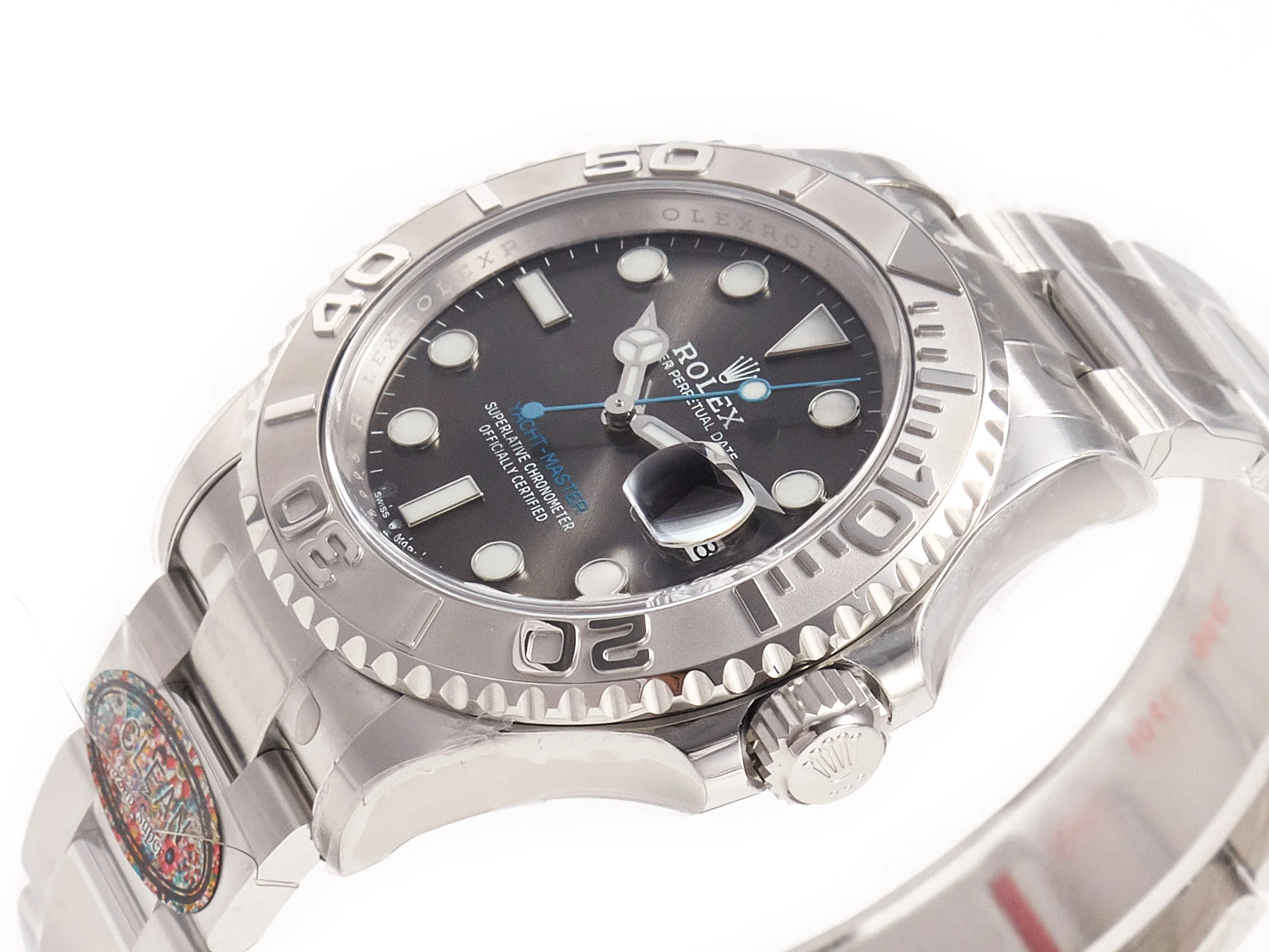 Yacht-Master 126622 Clean 1:1 Best Edition 904L Steel Gray Dial on SS Bracelet VR3235