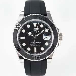Yacht-Master 226659 ARF 1:1 Best Edition Black Ceramic Bezel on Oysterflex Rubber Strap VR3235 (Gain Weight)