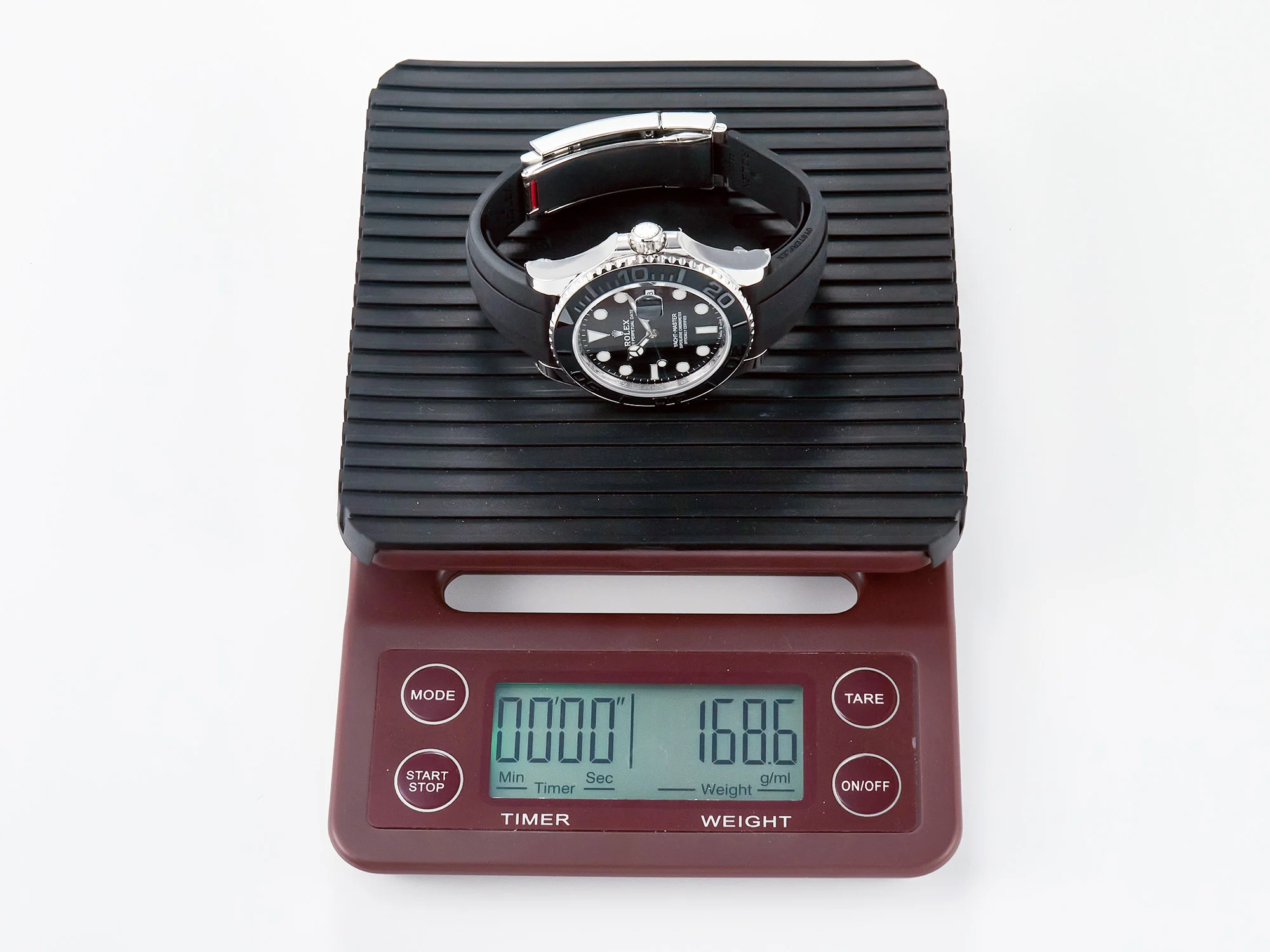 Yacht-Master 226659 ARF 1:1 Best Edition Black Ceramic Bezel on Oysterflex Rubber Strap VR3235 (Gain Weight)