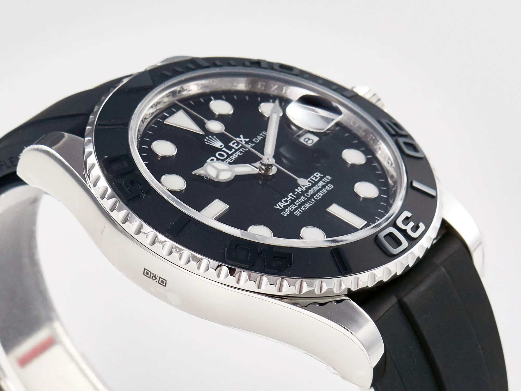 Yacht-Master 226659 ARF 1:1 Best Edition Black Ceramic Bezel on Oysterflex Rubber Strap VR3235 (Gain Weight)