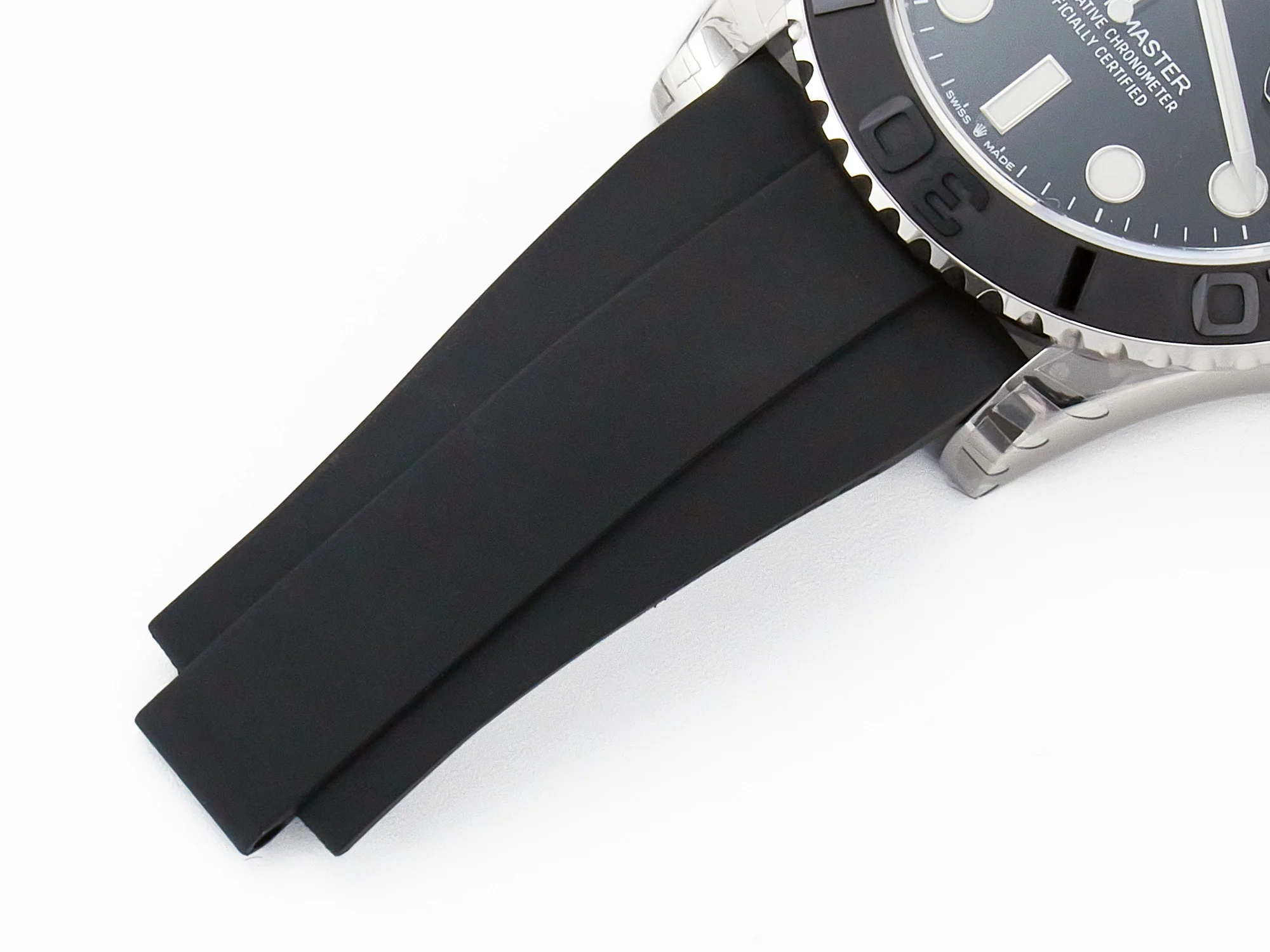 Yacht-Master 42mm 226659 VSF 1:1 Best Edition 3D Black Ceramic Bezel on Black Rubber Strap VS3235